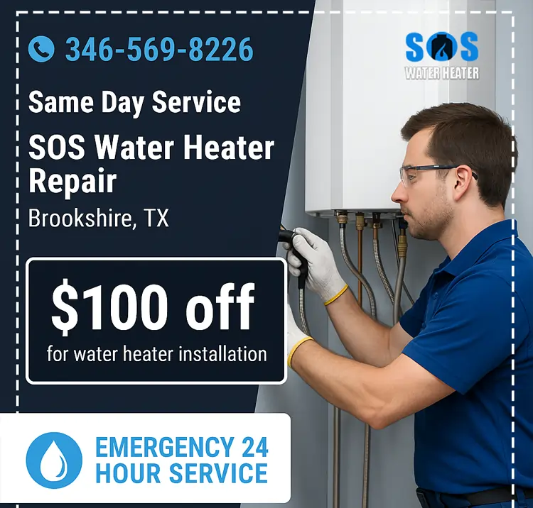 SOS Water Heater Brookshire offer